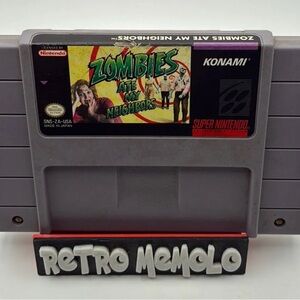 Zombies Ate My Neighbors Game Cartridge - Gray - Super Nintendo